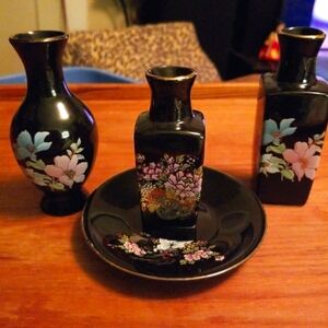 Japanese Vases & Plate